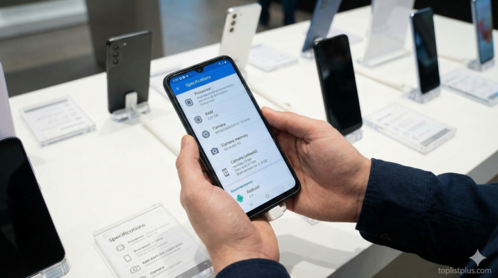 วิธีดูสเปกโทรศัพท์ Android ก่อนซื้อ ภาพจำลองการตรวจสอบสเปกมือถือในร้านค้า