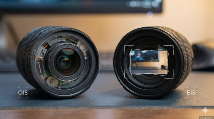 ภาพเปรียบเทียบเทคโนโลยีกันสั่น OIS vs EIS ต่างกันยังไง