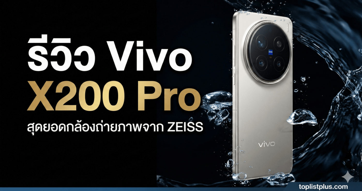 ภาพปกบทความ รีวิว Vivo X200 Pro โชว์ดีไซน์ตัวเครื่องและกล้อง ZEISS