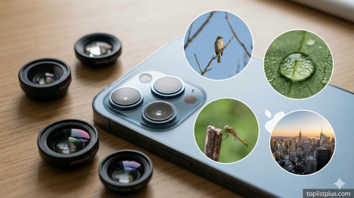ภาพกราฟิกอธิบายคุณสมบัติเลนส์กล้องสมาร์ทโฟนเพื่อให้เข้าใจว่า Tele / Macro / Ultrawide ในมือถือ คืออะไร