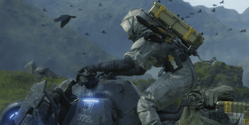 ตัวละครหลักท่ามกลางบรรยากาศลึกลับและการผจญภัยในโลกกว้างจาก รีวิวเกม Death Stranding 2 บน PS5