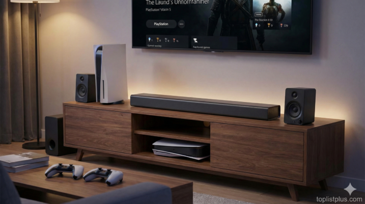 ภาพรวมของลำโพงและ Soundbar สำหรับ PS5 รุ่นไหนดีที่วางคู่กับคอนโซลในห้องนั่งเล่น