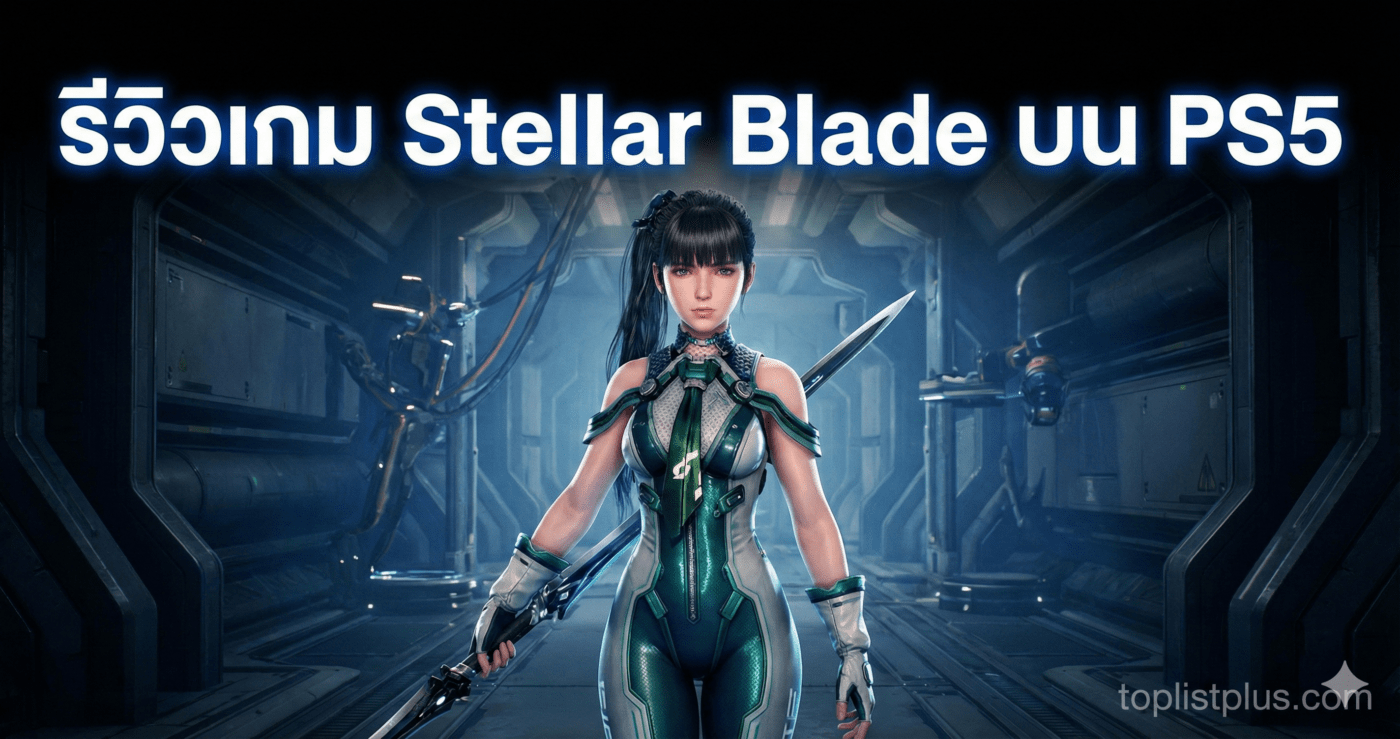 รูปภาพหน้าปกสำหรับบทความ รีวิวเกม Stellar Blade บน PS5